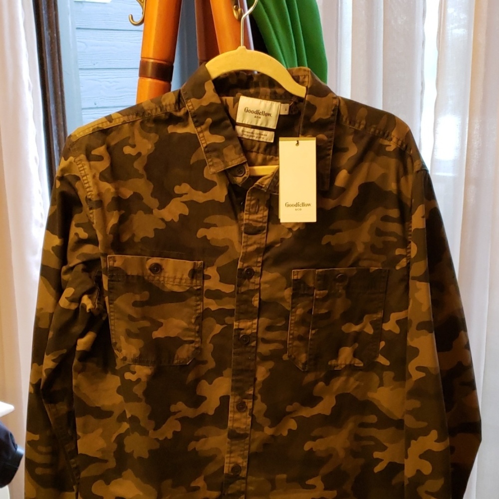 Mens Goodfellow Camouflage Shirt
